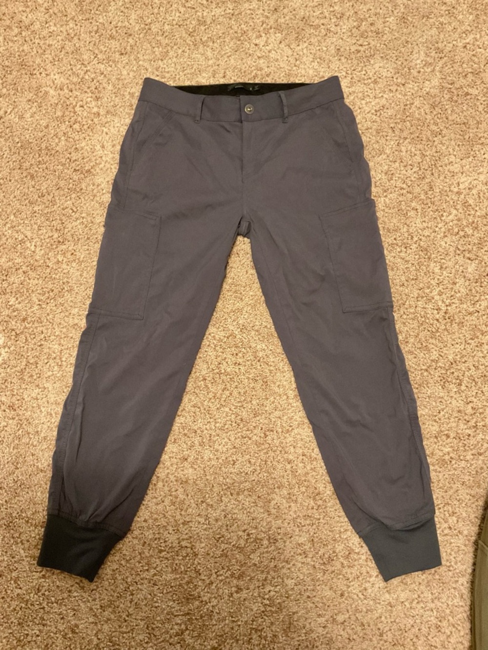 Prana Women's Gray Jogger Cargo Pants